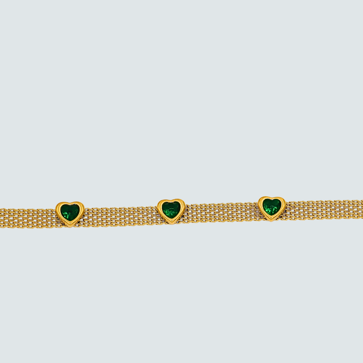 Trio of Hearts Bracelet