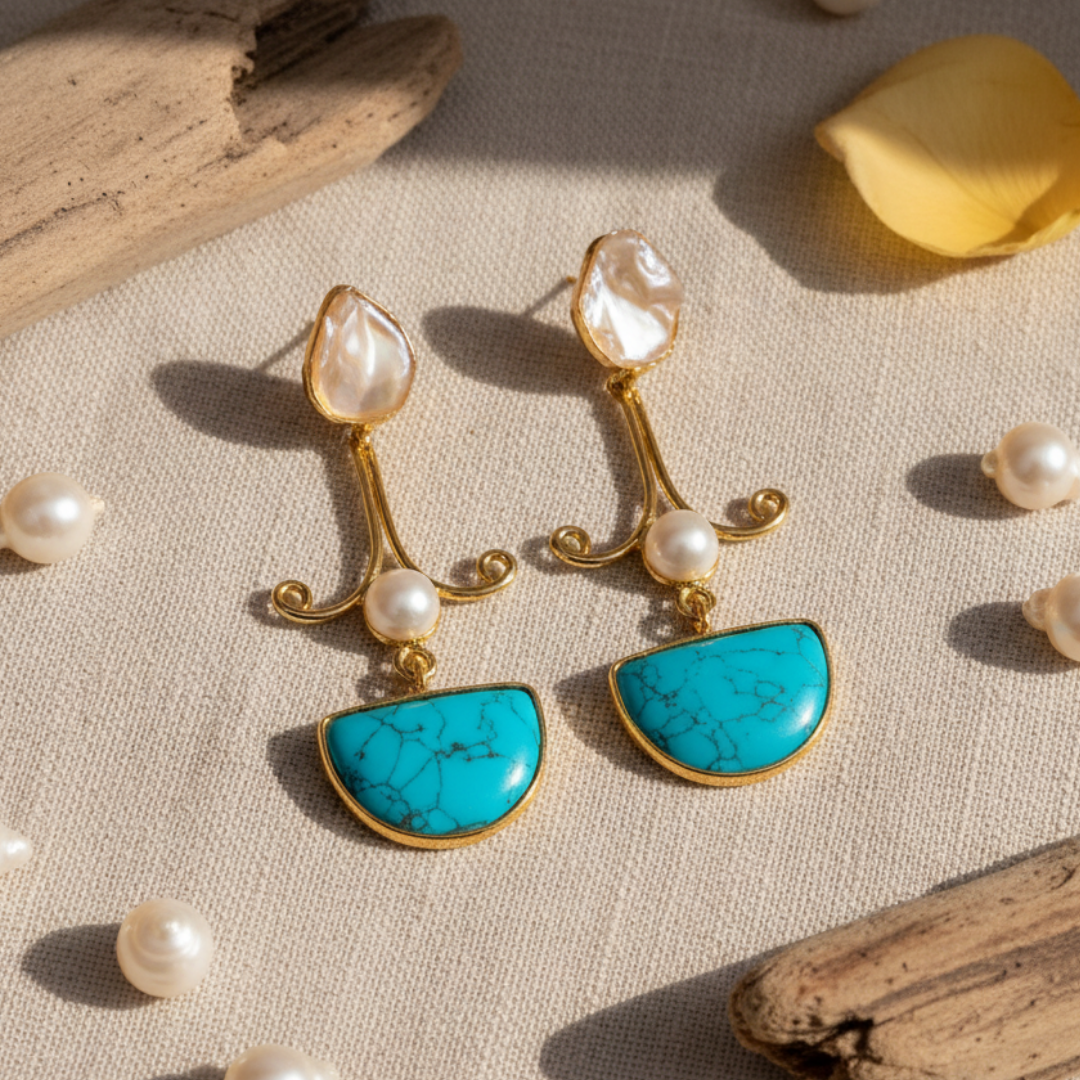 Ameyra Golden Dangler