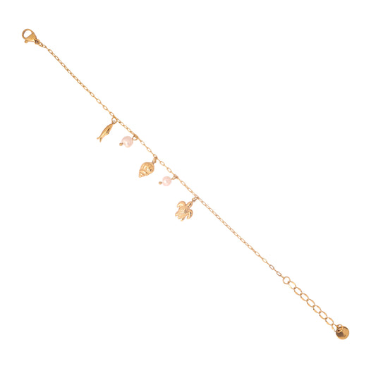 Aqua Line Minimal Bracelet