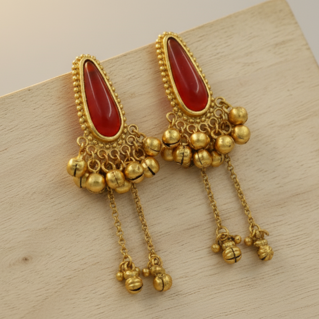 Mihika Ghungroo Earrings