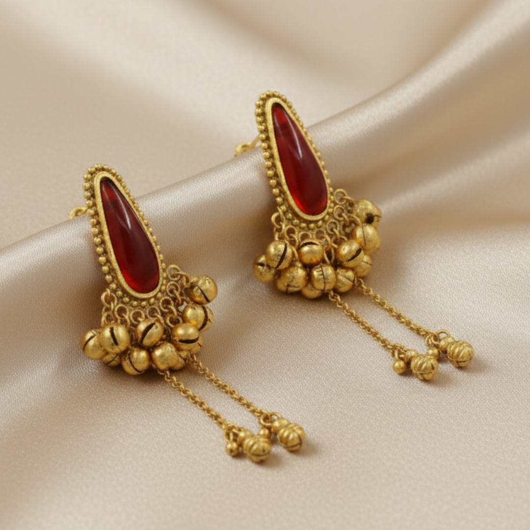 Mihika Ghungroo Earrings