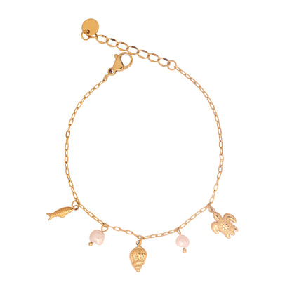 Aqua Line Minimal Bracelet