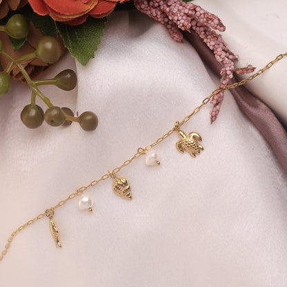 Aqua Line Minimal Bracelet