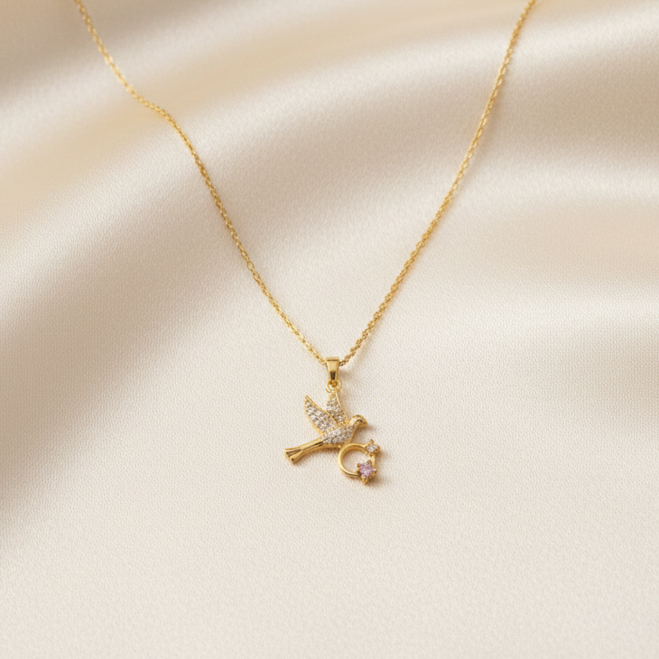 Eternal Promise Bird Necklace