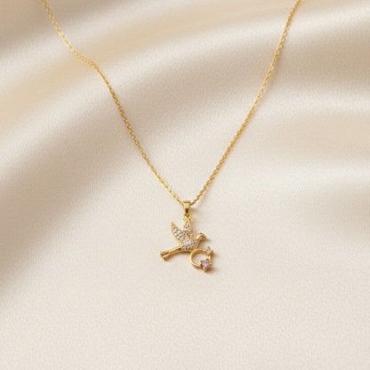 Eternal Promise Bird Necklace