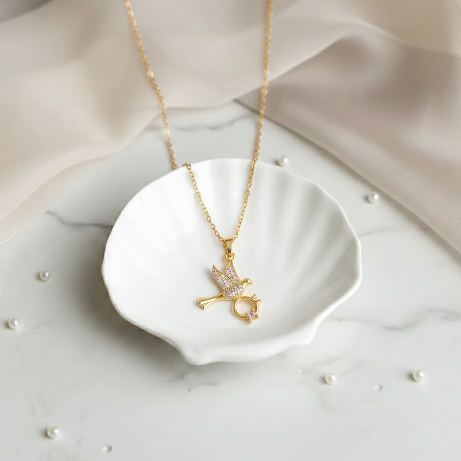 Eternal Promise Bird Necklace