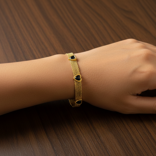 Trio of Hearts Bracelet