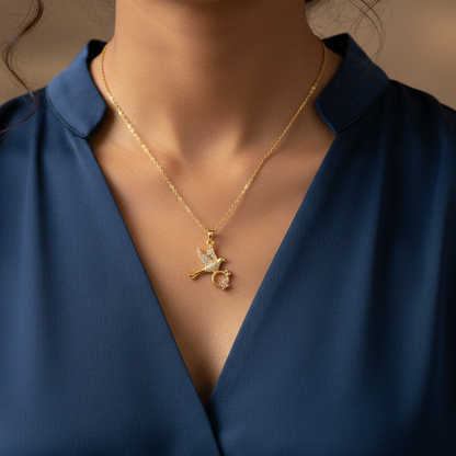 Eternal Promise Bird Necklace