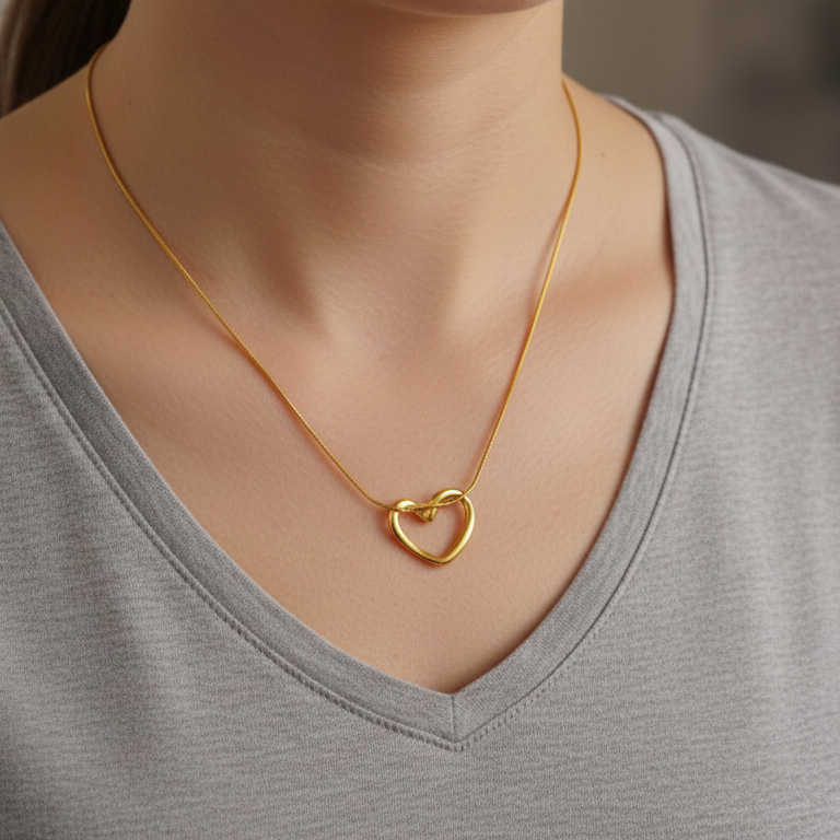 Serene Heart Necklace
