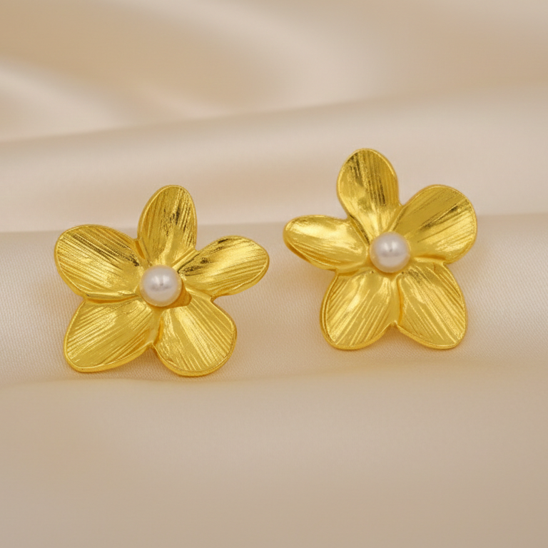 Golden Bloom Earrings