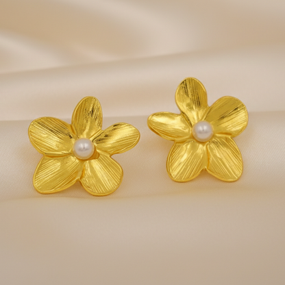 Golden Bloom Earrings