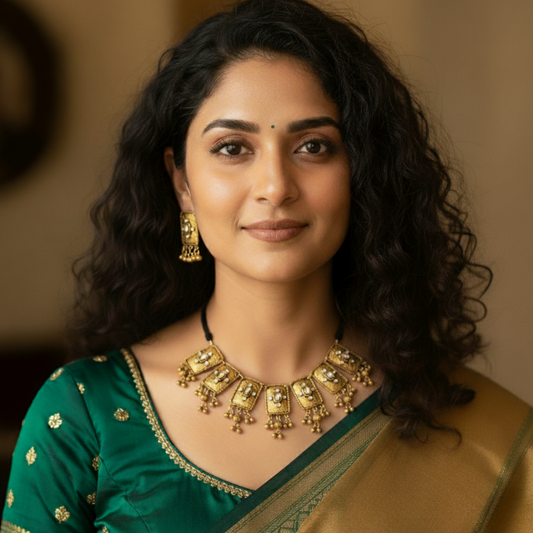 Saptam Choker and Earrings Set